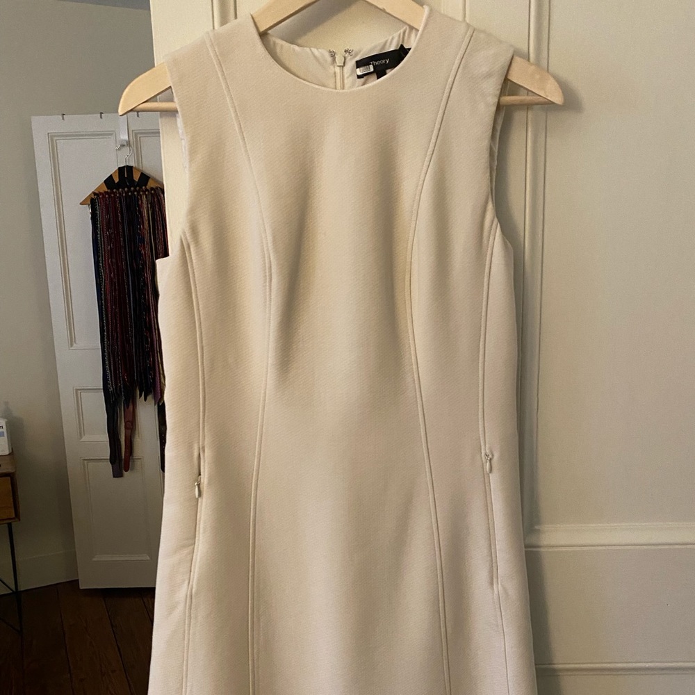 Ivory Theory Shift Dress Size 4